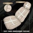 thumbnail image 5 of LAONNVIR Front Seat Covers for Cars Leather Waterproof Universal Fit for Ford Escape 2001-2024 (2 Seats,Beige), 5 of 5