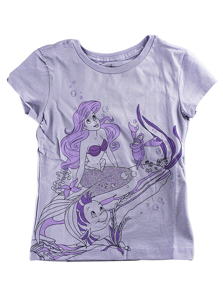 Royal family mask Megalopolis Disney Store Girls Ariel/Sebastian/Flounder - The Little Mermaid T-Shirt,  Purple, Size 4 - Walmart.com