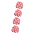 thumbnail image 3 of Poignée d'Armoire, Poignée de Porte en Forme de Rose Détachable Exquise pour Maison pour Salon Blanc, Rose, Violet, 3 of 8