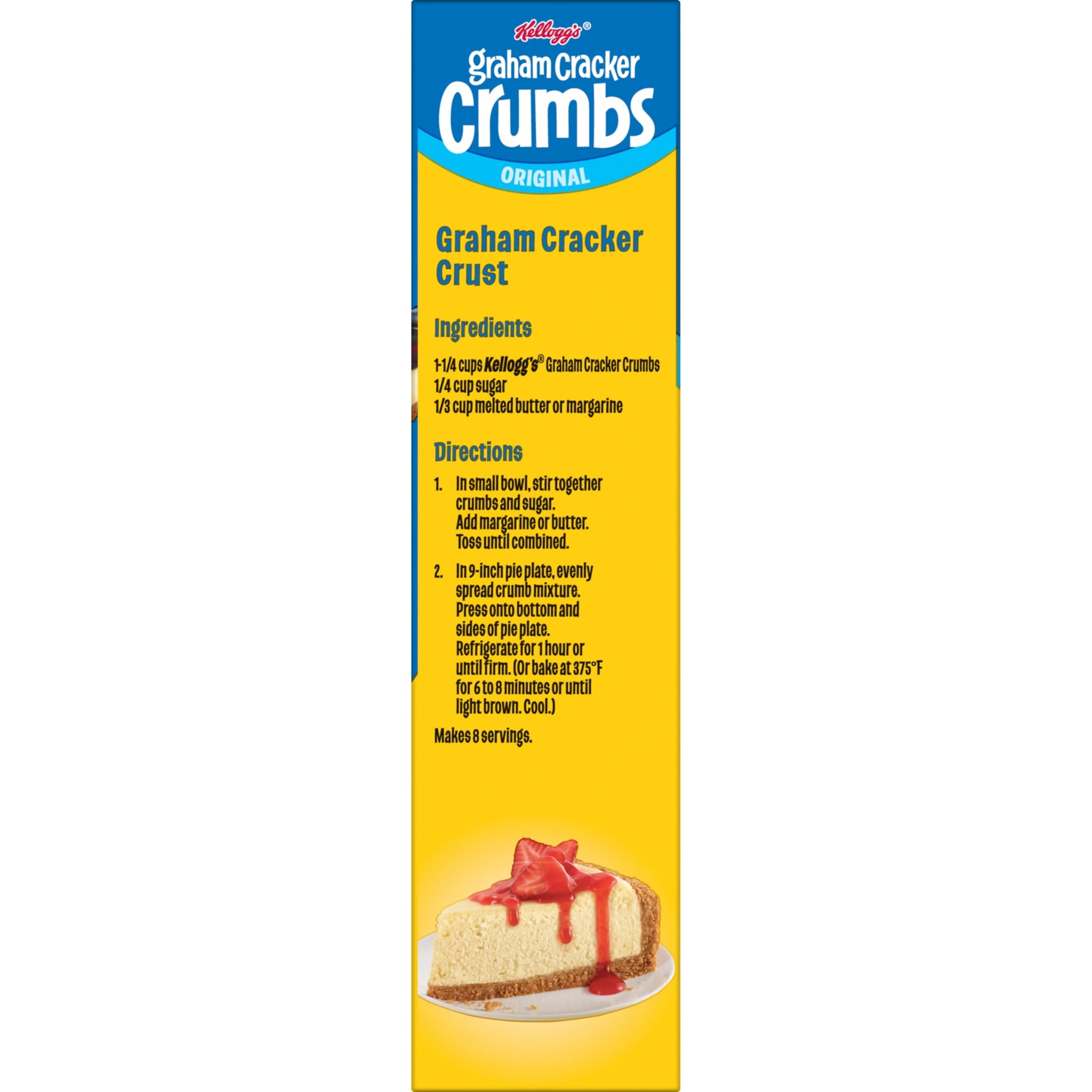 Kellogg's Graham Cracker Original Crumbs, Dessert Ingredients, 13.5 oz