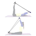 thumbnail image 4 of Portable Pilates Bar Kit Resistance Band Muscle Toning Bar Home Gym Pilates Body Workout, 4 of 7