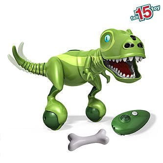 green dinosaur robot toy