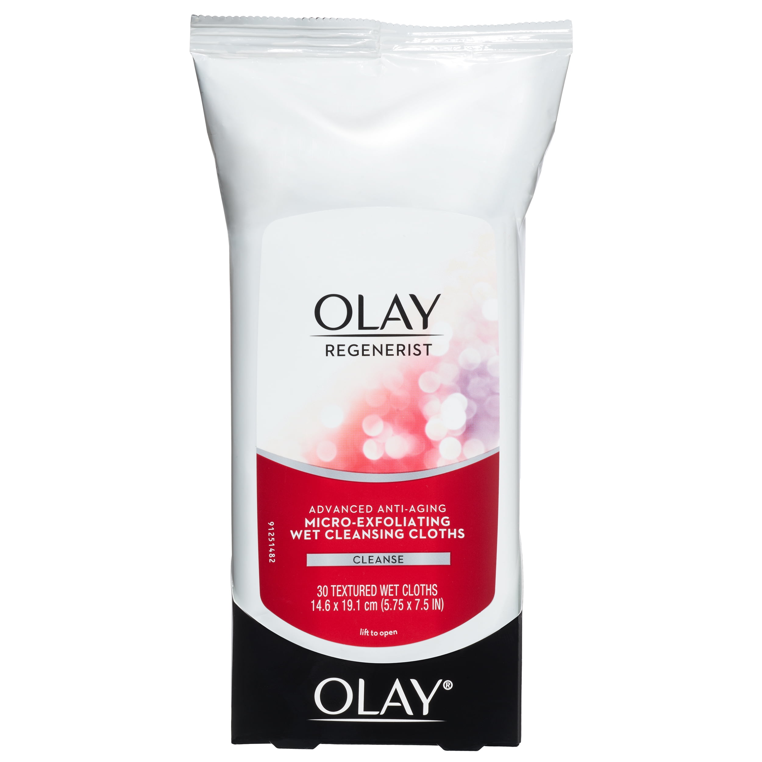 Olay Regenerist MicroExfoliating Wet Cleansing Cloths, 30 Count