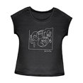 thumbnail image 3 of Camiseta para mujer, camiseta básica cómoda de verano para senderismo, viajes, compras, mujer XL, 3 of 7