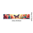 thumbnail image 3 of Bannière de Fond Florale et Papillon Colorée Décorations de Fête pour Jardin Fêtes Réunions Extérieures Célébrations de Printemps Cabines Photo et Décoration Maison, 3 of 4
