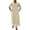 Khaki, variant on Men Kaftan Thobe Casual Long Sleeve Mens Thobe Arabic Button Front Shirt with Pockets Shirts for Men White Thobe for Men