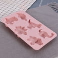 thumbnail image 2 of Molde de Silicona sweethay 2 Piezas Formas de Dinosaurio 6 Rejillas, 2 of 6