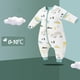 thumbnail image 3 of Saco de dormir del saco de dormir del algodón del bebé del niño con la pierna, mantas usables calientes del caminante temprano de la muchacha del niño, 3 of 5