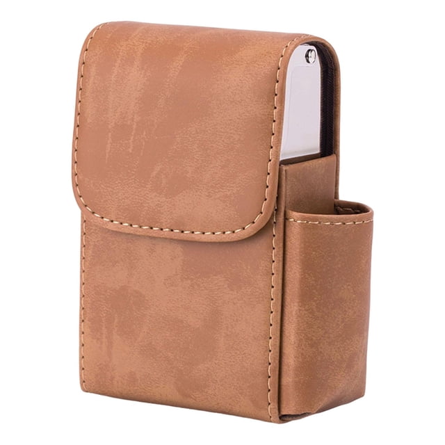 Holder Hard Case Pouch 20 No Texture Brown