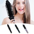 thumbnail image 6 of KMWGRE 1.5 Inch Heated Curling Brush Ceramic Tourmaline Ionic Curling Iron Volumizing Hot Brush Create Root Volume & Loose Curls, Volume Curls Ceramic Tourmaline Ionic Round Brush Volumizer, 6 of 6