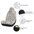 thumbnail image 6 of Salouo Cute Rabbit Pattern Car Seat Covers,Universal Car Seat Protectors Easy to Install Car Cover Car Accessories Auto/rucks/Van/SUV-1, 6 of 9
