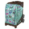 thumbnail image 1 of Zuca 18" Sport Bag - Llama Rama with Flashing Wheels (Brown Frame), 1 of 6