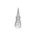 thumbnail image 1 of Rome B94 French Topiary Pedestal Base, Wrought Iron With Antique Finish, 1 of 1