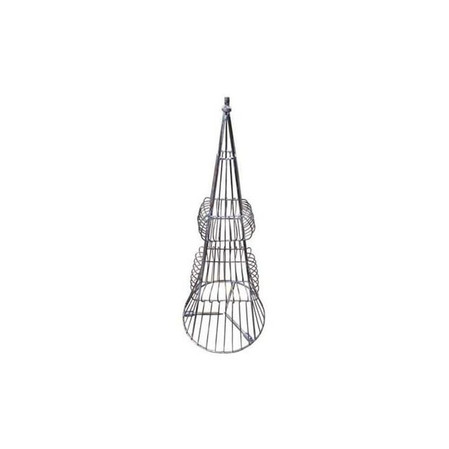 Rome B94 French Topiary Pedestal Base, Wrought Iron With Antique Finish
