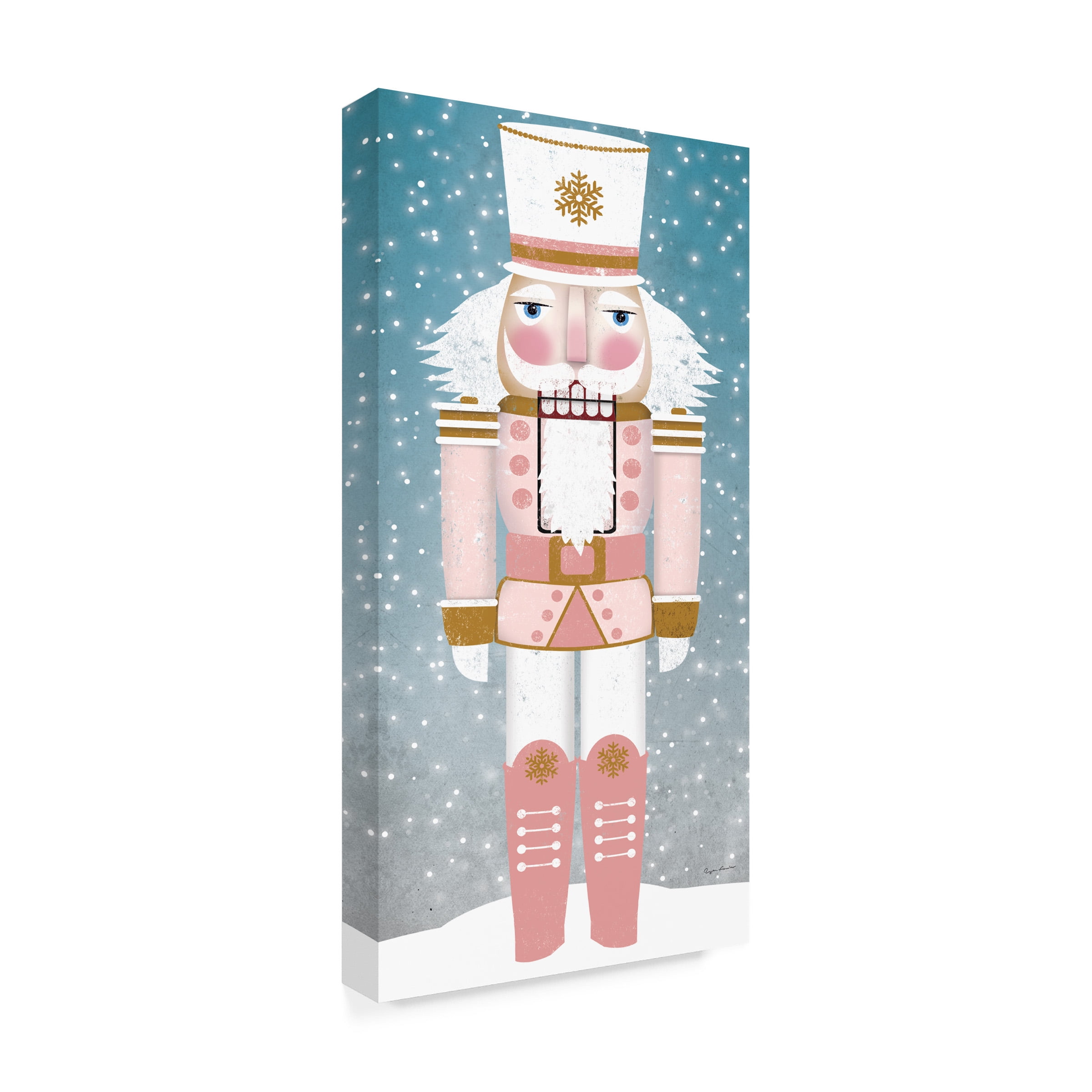 Ryan Fowler 'Nutcracker IV Blush' Canvas Art