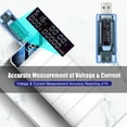 thumbnail image 4 of Amdohai 3 in 1 USB Detector Multifunctional USB Tester Multimeter Voltage Current Capacity Monitor Meter Voltmeter Ammeter LCD Display Screen, 4 of 8