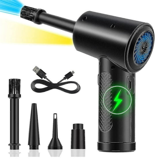 Compressed Air Duster Canned Air Electric Cordless Air Duster Computer Keyboard Cleaner,powerful 51-SinKeeU