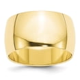 thumbnail image 1 of 10K Yellow Gold 12mm Half Round Band Size 11, 1 of 3