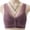 35-Purple, variant on YWDJ Push up Bras for Women Plus Size Wide Back Wide Strap Front Closure Comfy Bras No Wire Lounge Bras Full Coverage Wrap Comfortable Bras Padded Plus Size Bras Button Solid Bras Pink L