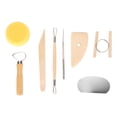 thumbnail image 2 of Pottery Sculpting Tools, Stainless Steel 8 Pieces  Clay Tools High Hardness  For Art Projects, 2 of 8