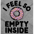 thumbnail image 2 of So Empty Inside Donut Sweet Tooth Unisex Plus Fleece Graphic Hoodie Brisco Brands 2X, 2 of 5