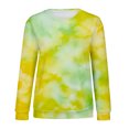 thumbnail image 6 of Bovemsi Womens Sweatshirts Women's Tie Dye Pattern Plus Size Fashion Tops Long Sleeved Fall Fashion Outfits 2025 Clothes, 6 of 9