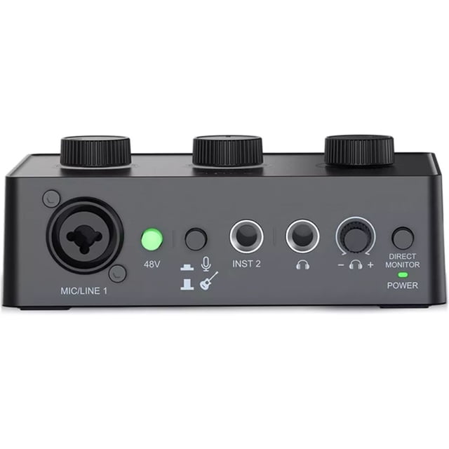 Interface de Audio FIFINE SC1 Podcast XLR Plug 48V USB-C