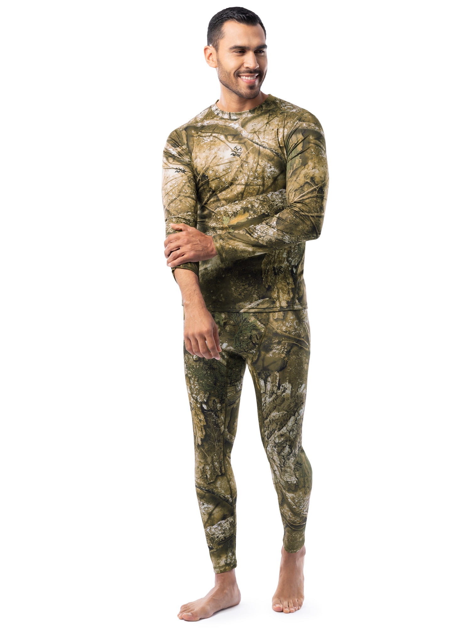 Mossy Oak Men's Gridtech Performance Thermall Shirt, Mossy Oak Terra Gila, XL