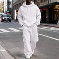 thumbnail image 2 of Evdexr Sweatsuits Mens 2 Piece Tracksuits Hooded Big and Tall Long Sleeve Pullover & Pants Outfits Fall 2026 Solid Outdoor Athletic Sets with Pockets 2XL, 2 of 6