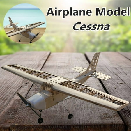 Remote Control Mini Aircraft 172 Light Wood 15 Stages Cessna DIY Assemble