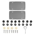 thumbnail image 3 of Marco De Silicona Para Matrícula Con Kit De Accesorios De Tornillo Soporte Para Matrícula Con Orificios De Drenaje Para Modelos De Coches Norteamericanos 2 Uds. matsuzay VI009581-02, 3 of 7