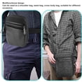 thumbnail image 3 of Bolso De Hombro ANGGREK Multifuncional Unisex De Cuero De PU, 3 of 7
