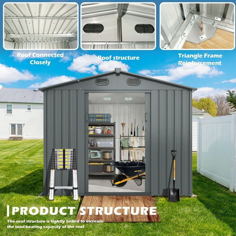 Tall bike cheap storage shed