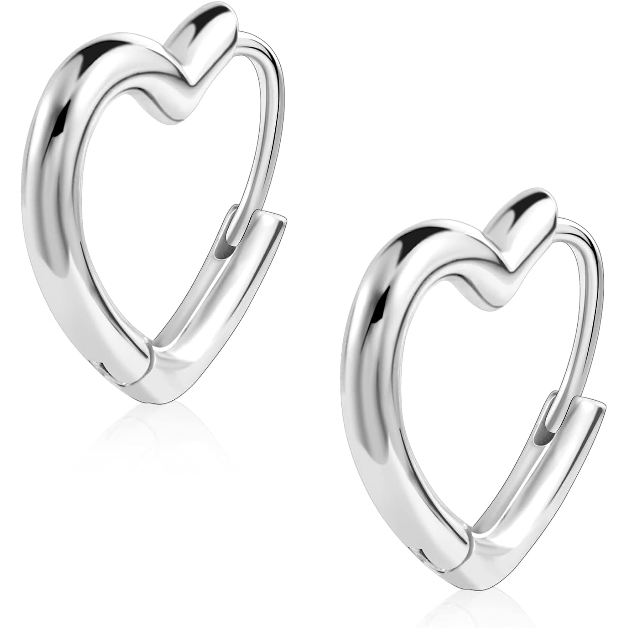 Boucles D'oreilles Cerceaux Huggie En Argent Sterling 925 - Taille 12 Mm - Pour Hommes Et Femmes