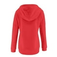 thumbnail image 6 of ShiShine Hoodie for Women Sweatshirt Button Down Tops Casual Long Sleeve Oversize Pullover, 6 of 6