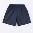 thumbnail image 6 of DAETIROS Navy Girls PE Shorts with Pockets Quick Dry Breathable School Uniform Athletic Elastic Waist Casual Summer Shorts for Kids Size 6-16,Size 11-12T, 6 of 6