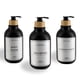 thumbnail image 1 of Kit de 3 Dispensadores de Jabon | 500 ML de Capacidad | Set de Juego de Baño para Manos | Botellas Dispensadoras de Shampoo, 1 of 4