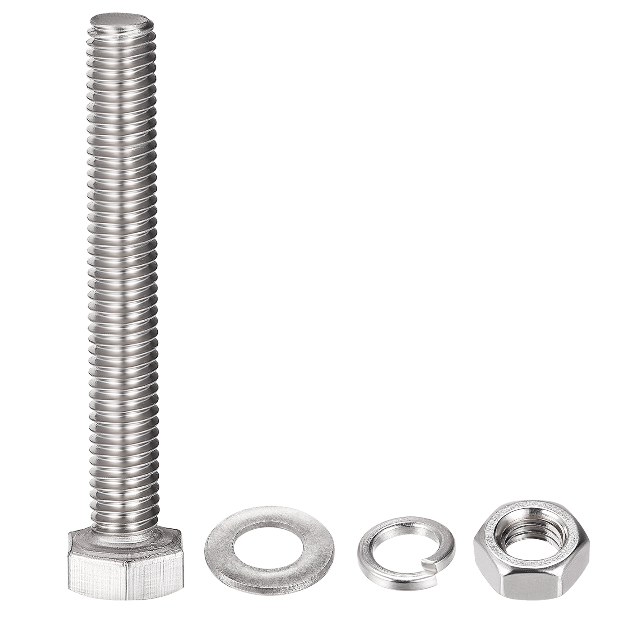 Buy Uxcell M8 x 55mm 304 Stainless Steel Hex Head Screws Bolts, Nuts