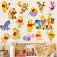thumbnail image 2 of Winnie the Pooh Wall Stickers 3D wall stickers Children wall stickers Cartoon characters wall stickers Cartoon background wall decoration Birthday gift Children bedroom decoration 40*40CM, 2 of 5