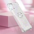 thumbnail image 3 of Liquid Quicksand Case for Samsung Galaxy A06 with Diamond Kickstand, Luxury Fun Glitter Sparkle Flowing Clear Bling Cover Case for Samsung Galaxy A06. -Colorful, 3 of 7