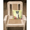 thumbnail image 2 of Carolines Treasures BB6098PW1818 Easter Eggs Smooth Fox Terrier Fabric Decorative Pillow, 2 of 2