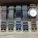 thumbnail image 2 of Correa de reloj de piel de vaca de cinco anillos, 18, 20, 22 y 24 mm, correa de reloj para hombre con grietas, correa de reloj de cuero genuino, 2 of 6