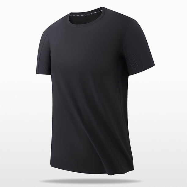 pstuiky camisetas camisas para hombre, Camiseta informal de verano para hombre, de color liso, holgada, de manga corta y cuello redondo camisetas de hombre xxxl