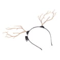 thumbnail image 5 of Christmas Headbands with Lights Antler Branch Hair Bands Flower Butterfly Plant Decoration Hair Hoop (Colorful Branch 1, 37cmx22cmx1.5cm), 5 of 9