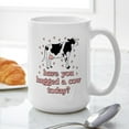 thumbnail image 6 of CafePress - Have You Hugged Your Cow - 15 oz Ceramic Large White Novelty Mug, 6 of 6