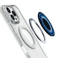 thumbnail image 4 of For Apple iPhone 16 (6.1") Hybrid Clear Back Invisible Camera Bracket Stand [With Magsafe Magnetic Circle] Shockproof Color Frame Cover ,Xpm Phone Case [ White ], 4 of 8