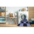 thumbnail image 2 of Ahgly Company Machine Washable Indoor Round Transitional Night Blue Area Rugs, 3' Round, 2 of 7