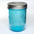 thumbnail image 2 of Balle (R) Large Bouche Conserves Pots 4/pkg-Pint - Série de Couleur Élite Bleu, 2 of 2