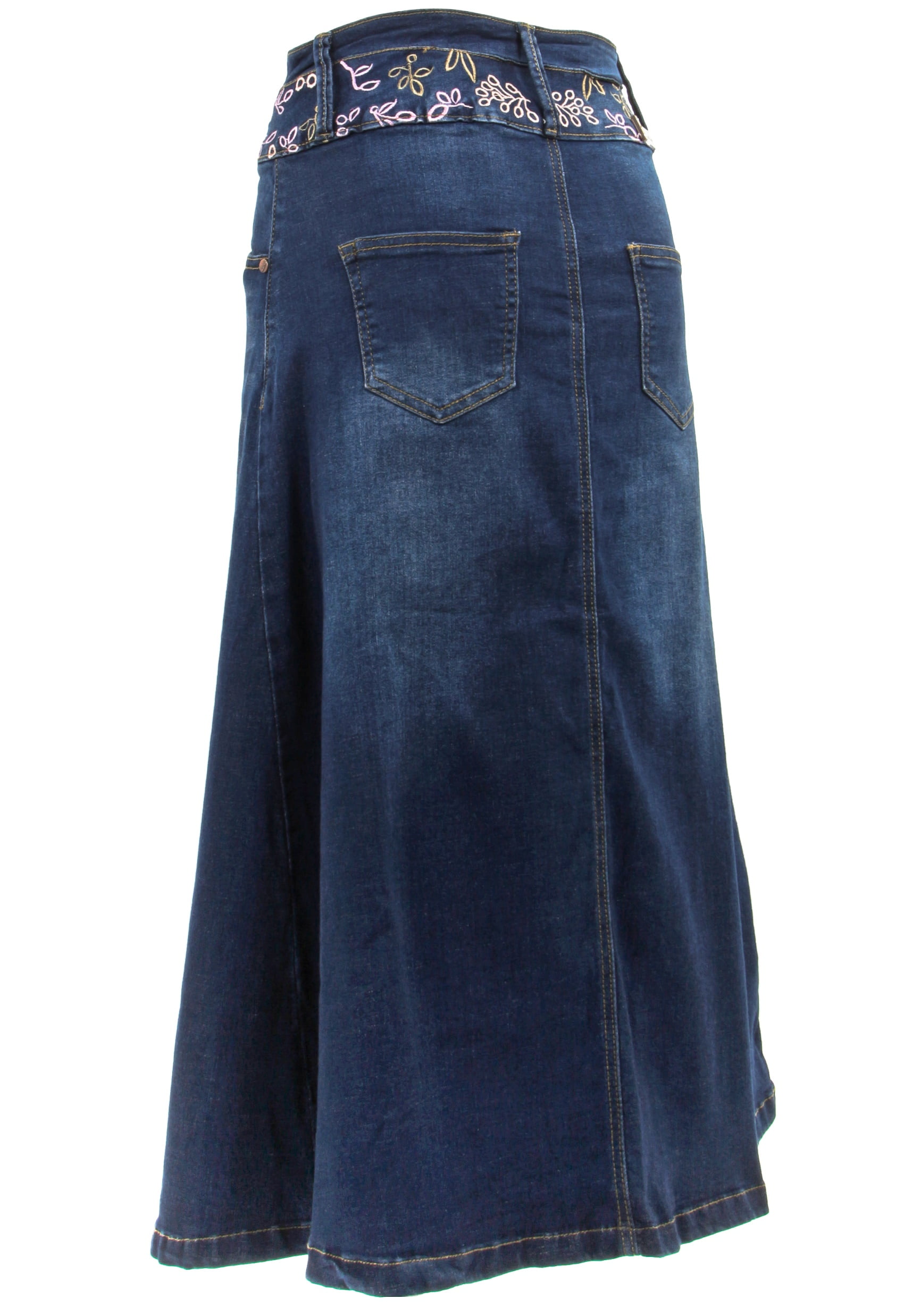 Plus size long denim skirts 40 hotsell