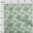 thumbnail image 2 of oneOone Cotton Poplin Green Fabric Asian Block Tile Craft Projects Decor Fabric Printed By The Yard 42 Inch Wide, 2 of 4